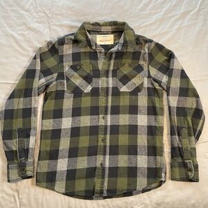 Urban Pipeline Awesomely Soft Ultimate Flannel Checkered Plaid Shirt Boy's XL